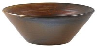 Rustic Copper Terra Conical Bowl 